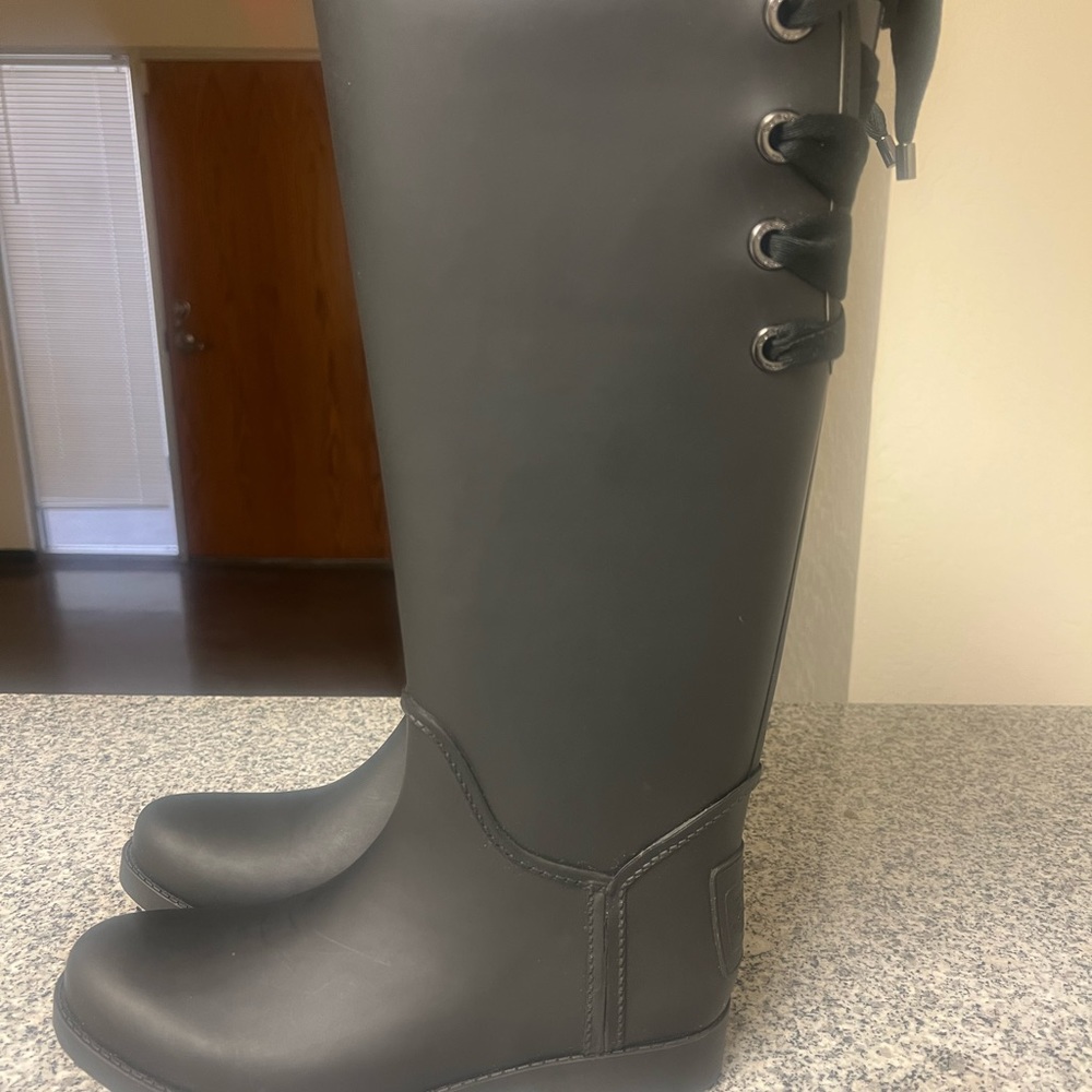 coach tristee rain boots size 7